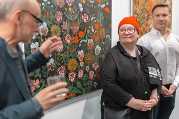 Люся Воронова фотографии с выставки Мозаичность 138